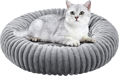 Donut small cat bed - cat, bed,
