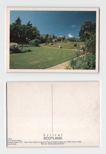 Postcard the formal - formal, garden