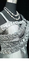 Silver cherlone long - silver,