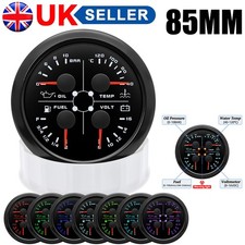 85mm 4 In 1 Gauge Oil Pressure