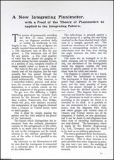 A NEW INTEGRATING PLANIMETER