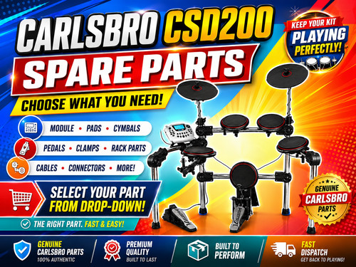 Carlsbro csd200 drum kit - csd200, spare