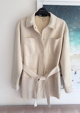 Zara Ladies Faux Suede Jacket / Shacket, Size 10-12, New Without Tags