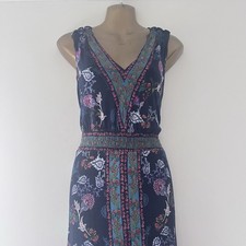 New Monsoon Floral Paisley Jersey Maxi Dress sz UK 16 Wedding/Party/Holiday