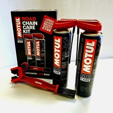 Motul Chain Care Cleaning / Cleaner Lube Brush Kit For Motorcycle