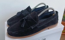 MENS ASOS BLACK SUEDE TASSLE