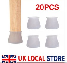 1/20Pcs Chair Leg Floor Protectors Table Feet Cover Grey Cap Protection Silicon