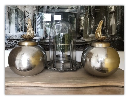 Set silver gold spherical - 2!, &