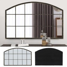 Bronze Arch Mirrors Window