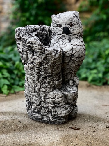 Realistic owl figurine nigh - owl,