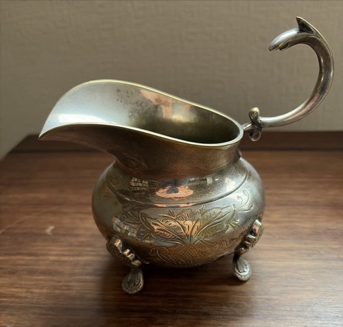 Vintage silverplate creamer - vintage,