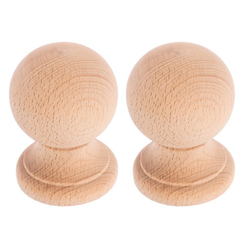 Pcs wood finials hardwood - finials,
