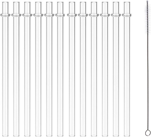 Straws clear plastic - straws,