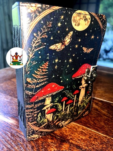 Leather bound book of - leather, "book