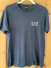 Emporio Armani Small Mens T- shirt, Navy Blue, good condition