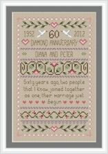 Diamond Wedding Sampler Cross