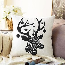 Christmas Deer Cushion Cover