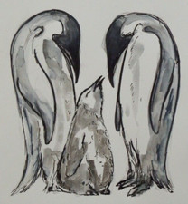 Original small signed - , pencil