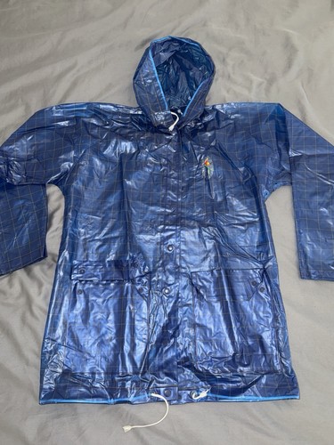 Retro pvc raincoat - raincoat, plastic