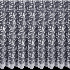 White Net Curtains With Slot /