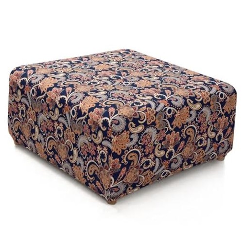 Ottoman cover square stretch - ottoman,
