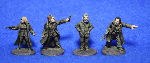 Part painted pulp characters - painted,