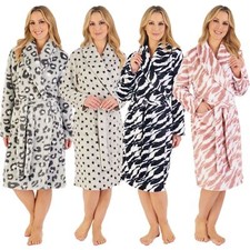 Slenderella Fleece Robe Ladies