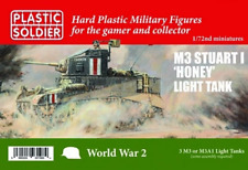 WW2V20026 1/72 M3 STUART I 'HONEY' LIGHT TANK Plastic Soldier NEW 20mm WW2