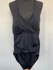Halter full swiming costume Boden size 10 R Black polyamide womens