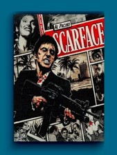 Scarface Comic Canvas Wall Art