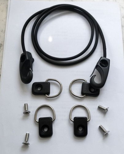 Dual end flat hook elastic - dual-end,