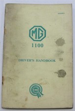 MG 1100 Car Owners Handbook
