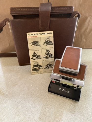 Polaroid land camera tan - polaroid,