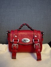 Mulberry Micro Alexa in Lancaster Red Micro Bag Crossbody (read description)