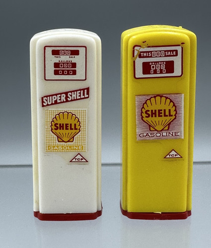1950s super shell gas pump - super,
