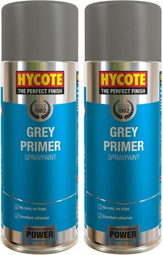 Hycote grey primer spray - grey,