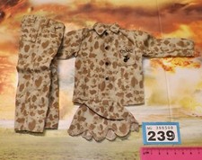 1/6 Scale WWII US Camo Trousers Shirt For Dragon Dreams DID Action Figures B239