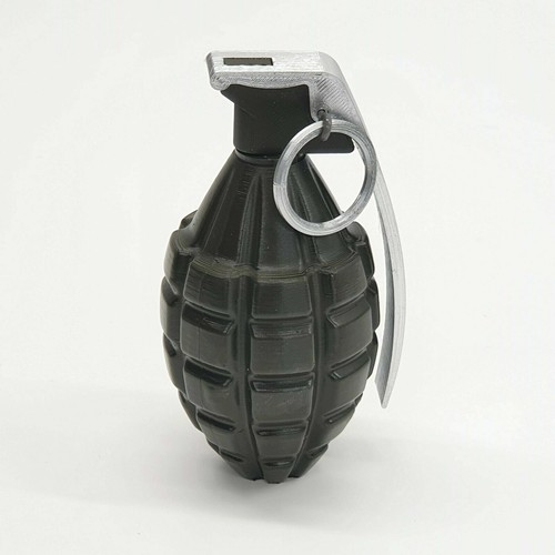 Hand grenade printed prop - grenade, 3d