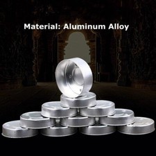 100X Tea Light Tins Aluminum