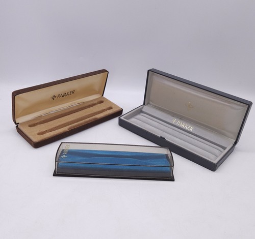 Vintage parker pen boxes cases - parker,