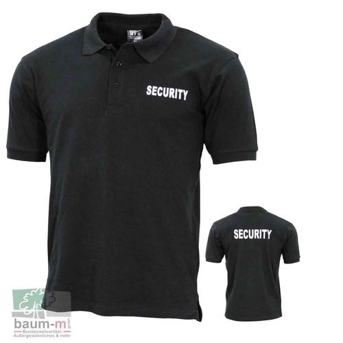 Security polo shirt black - polo,