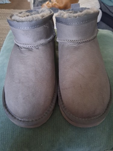 Genuine ugg uk3 grey ankle - genuine,