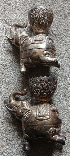 Pair silver plated - silver,