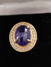 18ct AAA Yellow Gold Cabochon