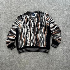Vintage Coogi Style 3d Grunge