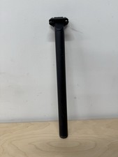 Black Seatpost 27.2mm x 400mm Plain Layback