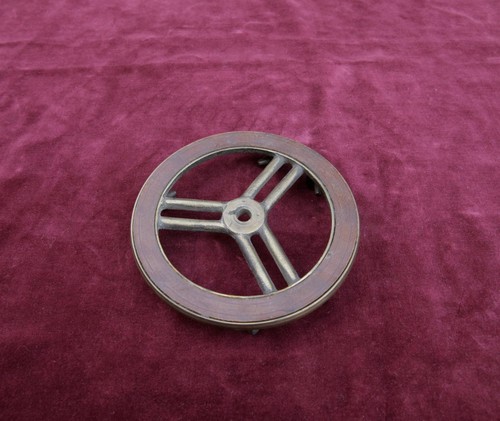 Rare vintage wood brass - wood,