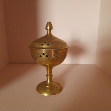 Indian brass incense burner