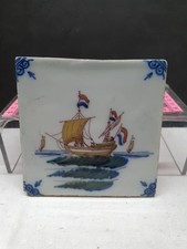 Vintage Delf Holland Tile
