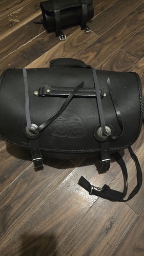 Leather harley davidson saddle - leather,